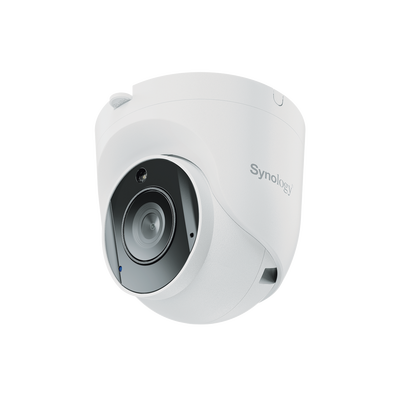 Cámara Turret 5MP, Lente 2.8mm, Ranura microSD, Incluye licencia para grabación Surveillance Station﻿