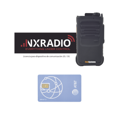 KIT de Radio PoC LTE  TE390 Incluye Licencia NXRADIOTERMINAL Y SIM AT&T con 1 Año de Servicio