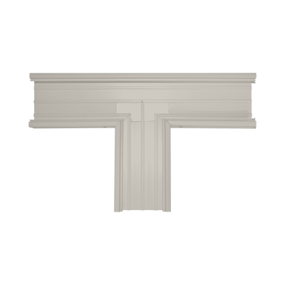Sección en "T" color Marfil de PVC auto extinguible, para canaleta TEK-100-M (5576-17001)