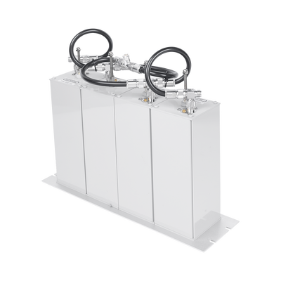 Duplexer Compacto Pasa Banda-Rechazo de Banda, 148-174 MHz, 4Cav.(4" por Lado) 600 kHz, 1.5 dB, 350 Watt, N Hembras.