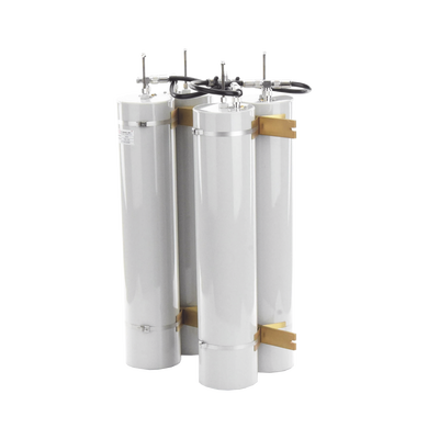 Duplexer Pasa-Banda-Rechazo de Banda, 148-174 MHz, 4 Cavidades (5"Dia.) 600 kHz, 1.5 dB, 350 Watt, N Hembras.