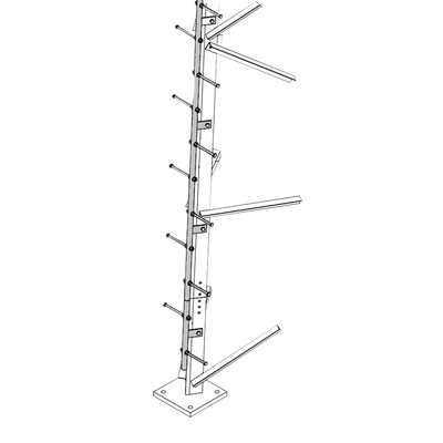 Escalera de 3 m Tipo Perno con Sección Soldada para Torres SUPER TITAN Secciones 13 a 21.