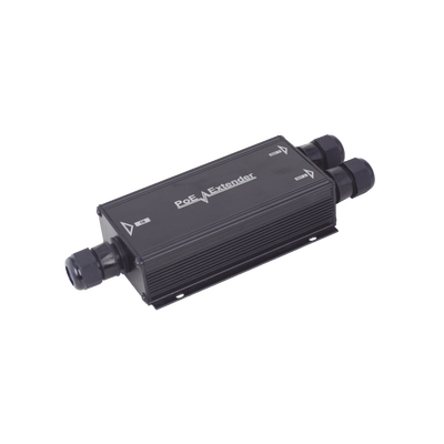 Extensor PoE/ 100 Metros / Intemperie (IP66) / 60 Watts / 1 puerto @ 2 salidas a 30 W / No requiere fuente de alimentación adicional