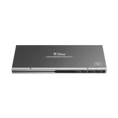 MATRICIAL 4 x 4 / 4 Entradas y 4 Salidas en HDMI / 4K × 2K @ 60Hz / 18Gbps / HDMI 2.0 / HDCP 2.2 / 3D / Conmutación por Botón, RS232 o Control Remoto / IDEAL PARA CENTROS DE MONITOREO, COMPARACION Y ANALISIS.