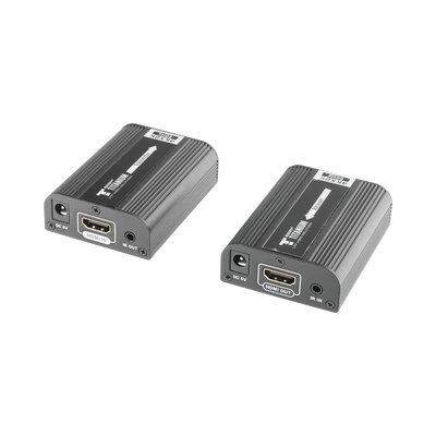 Kit Extensor HDMI para distancias de 30 metros / Resolución 4K x 2K@ 30 Hz/ Cat 6, 6a y 7 / HDCP2.2 / HDMI 2.0 / Soporta PCM, HDbitT / Soporta control remoto del equipo fuente.