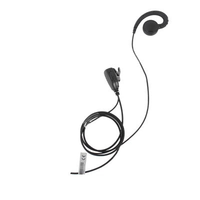 Micrófono de solapa con audífono ajustable al oído para radios TC-500/ 518/ 600/ 610/ 700 y para modelos GP300/ SP-50/ P1225/ PRO3150/ MAG ONE/ EP450/ EP350.