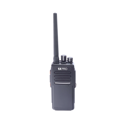 Radio Portátil UHF 400-512 MHz, Digital DMR y Analógico, 5 W, Incluye antena, batería, cargador y clip,  16 canales preconfigurados