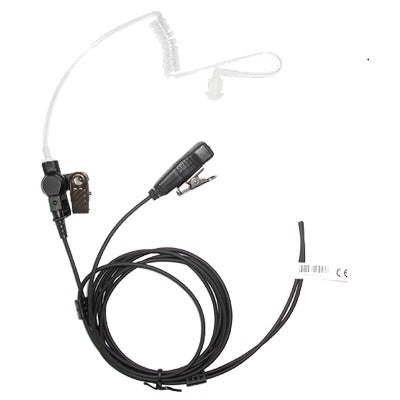 Micrófono de solapa de 2 hilos para radios Motorola serie HT750/1250/1550/PRO5150/5550/7150