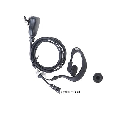Micrófono - audífono de solapa ajustable al oído para  TC-500/ 518/ 600/ 610/ 700 y radios GP300/ PRO2150/ P110/ GP350/ SP-10/ PRO3150/ EP450/ EP350/ MAG ONE