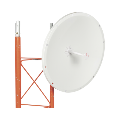 Antena Direccional con Frecuencia Extendida / 4.8 - 6.5 GHz / 28 dBi / Jumper incluido con conector N-Macho / Polaridad en 90º y 45º / Montaje incluido para torre o mástil