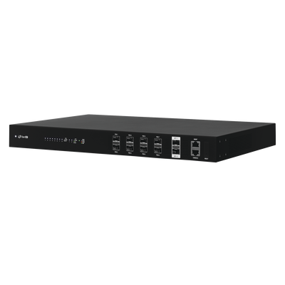 UFiber GPON OLT, Terminal de línea óptica hasta 1024 ONUs concurrentes, con 8 puertos SFP GPON + 2 puertos SFP+ 10 G