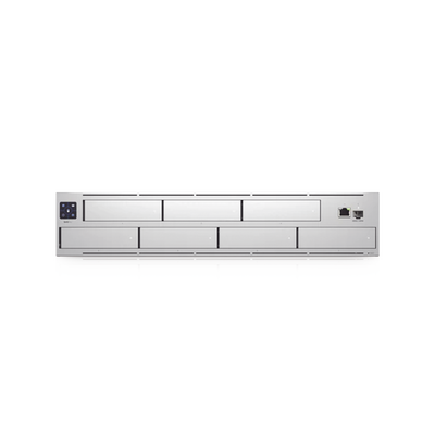 NVR PRO UniFi Protect, con bahía para 7 discos duros, almacena hasta 20 cámaras 4k o 60 cámaras 1080p, pantalla táctil
