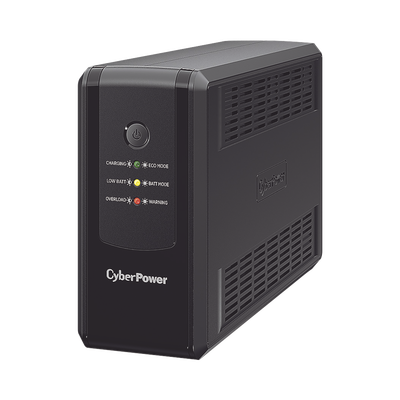 UPS de 750 VA/375 W, Topología Línea Interactiva, Entrada 120 Vca NEMA 5-15P, y 8 Salidas NEMA 5-15R, Con Regulador de Voltaje (AVR)