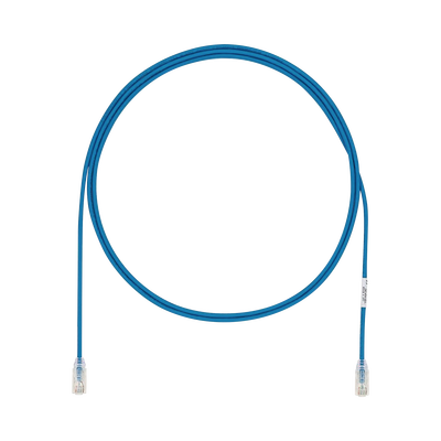 Cable de Parcheo UTP Cat6A, CM/LSZH, Diámetro Reducido (28AWG), Color Azul, 50ft