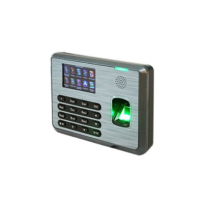 Terminal Biométrica Para Tiempo y Asistencia, Pantalla Multimedia TFT de 3", Soporta 3000 usuarios, TCP/IP