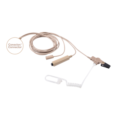 Kit de Micrófono-Audífono profesional de 3 cables para KENWOOD NX-200/300/410, TK-480/2180/3180