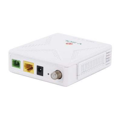 ONU Dual GPON/EPON con 1 Puerto SC/UPC + 1 puerto LAN Gigabit + 1 puerto CATV