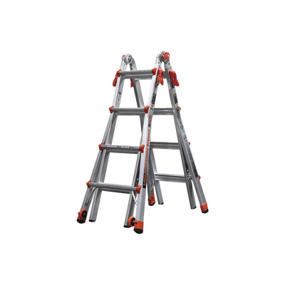 Escalera Multi-Posiciones de 5.18 m (17') para Superficies Inclinadas (SKU 15417-001).