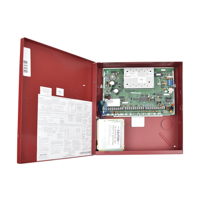 Panel Hibrido de Incendio e Intrusión, Hasta 32 Zonas Cableadas o Inalámbricas, 24 Zonas V-Plex, 2 Particiones, Compatible con AlarmNet y Total Connect