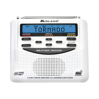 Radio receptor del Sistema de Alerta Sísmica Mexicano y meteorológico NOAA, vía radio en VHF y mediante códigos EAS-SAME