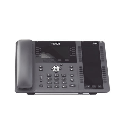 Teléfono IP ideal para recepción hasta 20 líneas SIP, PoE, 106 botones DSS, Bluetooth integrado para diademas, puertos Gigabit, soporta recepción video