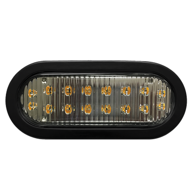 Luz direccional LED ovalada Roja con montaje de ojal de 7.5 pulgadas
