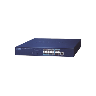 Switch Administrable Capa 3, 12 Puertos SFP+ 10G BASE-X, 1 Puerto de Consola RJ45.