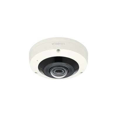 Fisheye 6 Megapixel / WDR 120dB / IR 15m / PTZ Digital 8X / Video Analíticos Avanzados / Proteccion para exterior IP66 / IK10 / Entrada y Salida de Audio y Alarma
