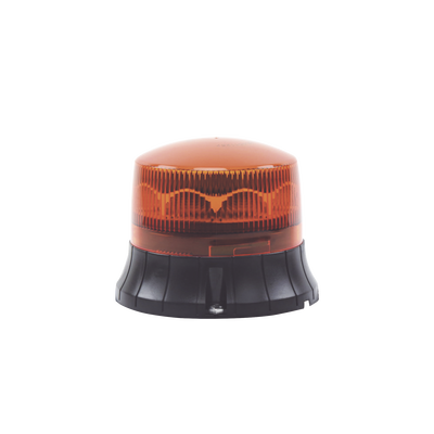 Burbuja LED giratoria de color ámbar, 9 LEDs, montaje permanente