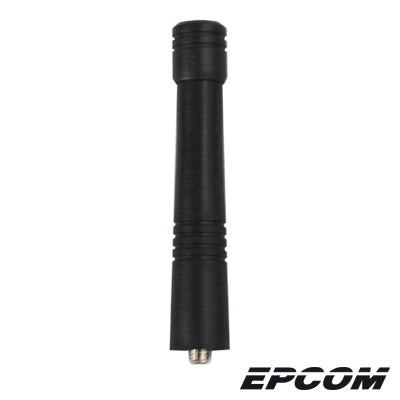 Antena UHF Helicoidal Recortada, 450-470 MHz, Versión Mejorada para Radios Portátiles Motorola y Kenwood TK-340/ 350/ 360/ 370 de Conector Rosca tipo Monopolo.