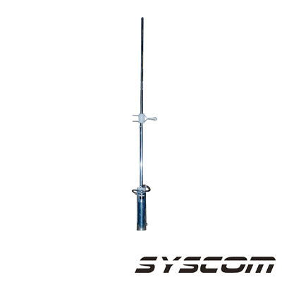 Antena base UHF, omnidireccional, rango de frecuencia 448 - 470 MHz