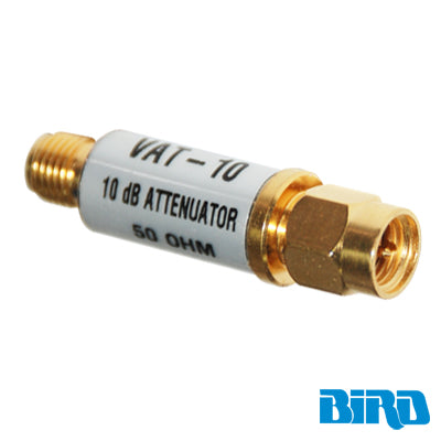 Atenuador en Línea de 10 dB, 1 W, Conectores SMA Macho-Hembra, CD-6 GHz.