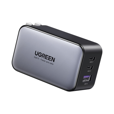 Cargador de 65W serie Nexode | 3 Puertos de Carga Rápida | 2 USB-C | 1 USB-A | Tecnología GaN II | Power Delivery 3.0 | Quick Charge 4.0 | Chip Confiable y Carga Inteligente | Optimiza la Experiencia de Carga | Carcasa Ignifuga