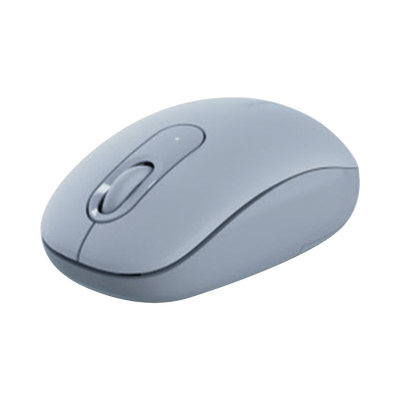 Mouse Inalámbrico 2.4G 800/1200/1600/2400 DPI / Función de 3 botones / Alcance 10m / Silencioso / Ergonómico / Anti-caída y Anti-interferencias / Color Dusty Blue / Batería Alcalina AA (incluida).