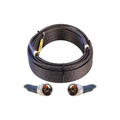 Jumper Coaxial con Cable Wilson-400 | Conector N Macho en los extremos | 30.48 metros de longitud.