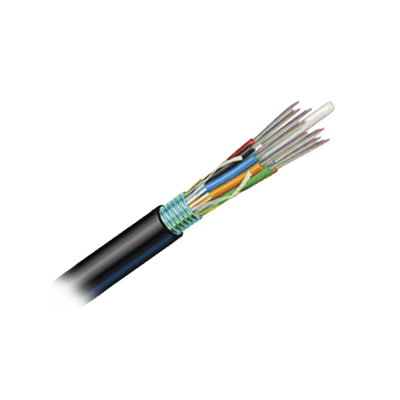 Cable de Fibra Óptica 6 hilos, OSP (Planta Externa), Armada, Gel, HDPE (Polietileno de alta densidad), Multimodo OM3 50/125 Optimizada, 1 Metro