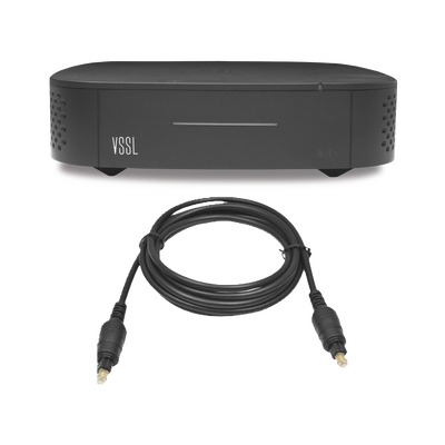 Amplificador una Zona de 2 Canales, 50 W por Canal, Con Cable TOSLINK Incluido, Transmisión por Chromecast, AirPlay, Alexa Cast, Spotify Connect