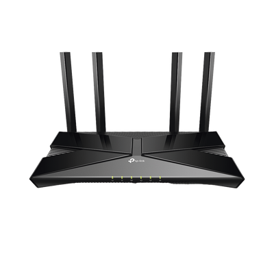 Router WiFi 6 doble banda AX 3000 Mbps /  MU-MIMO y OFDMA / 1 Puerto WAN 10/100/1000 Mbps / 4 Puertos LAN 10/100/1000 Mbps / 4 Potentes Antenas.