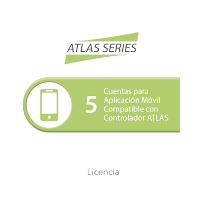 Licencia de 5 cuentas para aplicación Móvil compatible con controlador ATLAS