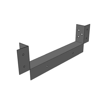 Conector de Escalera de Aluminio a Tablero (Caja) / Peralte 3 1/4" / Ancho 12" / Incluye Tornillería (CHCEC314X912K)