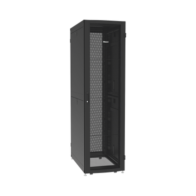 Gabinete Net-Verse para Centros de Datos, 42UR, 600mm de Ancho, 1000mm de Profundidad, Fabricado en Acero, Color Negro