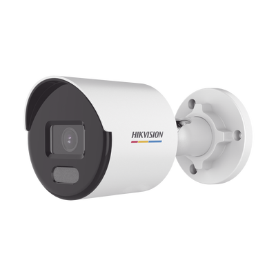 Bala IP 4 Megapixel / ACUSENSE Lite (Detección de Movimiento en Humanos y Vehículos)  / Lente 2.8 mm / Luz Blanca 30 mts / Imagen a Color 24/7 / Exterior IP67 /  WDR 120 dB / PoE / ONVIF