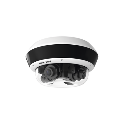 PanoVu Series / Vista Panorámica 360º / 4 Lentes Mot. 2.8 a 12 mm / 8 Megapixel en Total / DARKFIGHTER / IP67 / IK10 / Hi-PoE / WDR / 30 mts IR / MicroSD