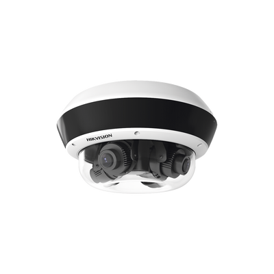 PanoVu Series / Vista Panorámica 360º / 4 Lentes Mot. 2.8 a 12 mm / 20 Megapixel en Total / DARKFIGHTER /Exterior IP67 / IK10 / Hi-PoE / WDR / 30 mts IR / MicroSD