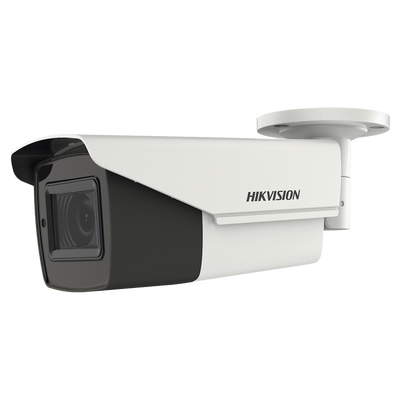 Bala TURBOHD 4K (8 Megapixeles) / Lente Mot. 2.7 a 13.5 mm / IR EXIR Inteligente 80 mts / Exterior IP67 / Soporta 12 Vcc & 24 VCA / dWDR