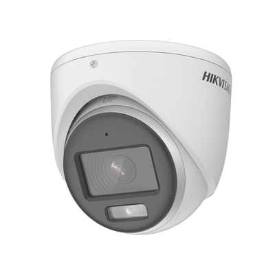 [ColorVu] Turret TURBOHD 3K (5 Megapixel) / Micrófono Integrado / Lente 3.6 mm / Imagen a Color 24/7 / 40 mts Luz Blanca / Exterior IP67 / dWDR / 4 Tecnologías