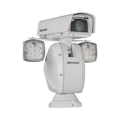 PTZ IP 2 Megapixel / Punta de Poste  / 40X Zoom / 400 mts IR / Exterior IP66 / 30 IPS / EIS / WDR 140 dB / Wiper / MicroSD