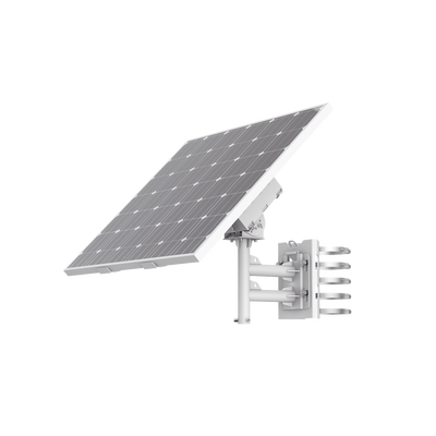 Kit Solar de alimentación / Panel Solar / Batería de Respaldo de Litio 360 Wh / 2 Salidas de 12 Vcd / Accesorios de Instalación / Uso en Exterior IP66