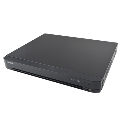 DVR 4K (8 Megapixel) / 8 Canales TURBOHD + 8 Canales IP / 2 Bahías de Disco Duro / H.265+ / 4 Canales de Audio / 8 Entradas de Alarma