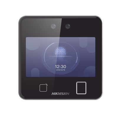 Terminal WiFi de Reconocimiento Facial ULTRA RÁPIDO / Hasta 3 mts de Lectura / 6000 Rostros / Función de Videoportero y Códigos QR / Interfaz Web / Compatible con iVMS-4200 y App HikConnect
